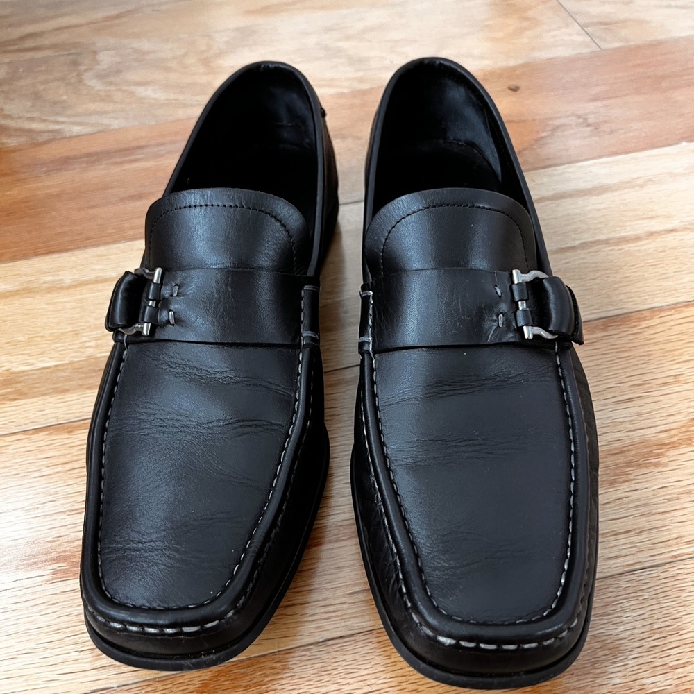 Ferragamo black loafers